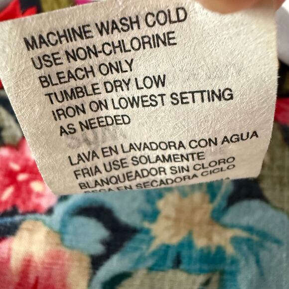 Bentley Women's Floral Button Down Short Sleeve Top Size 20W - Picture 10 of 16